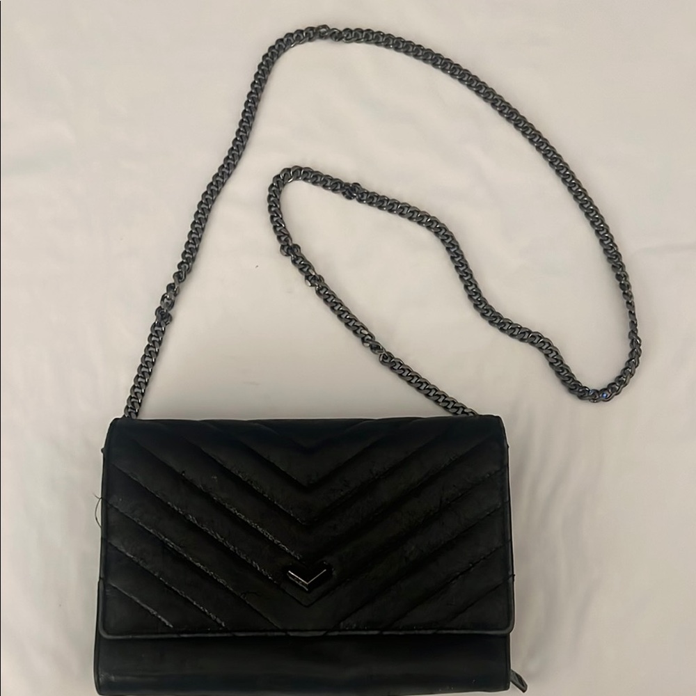 Botkier Black Quilted Chain Bag